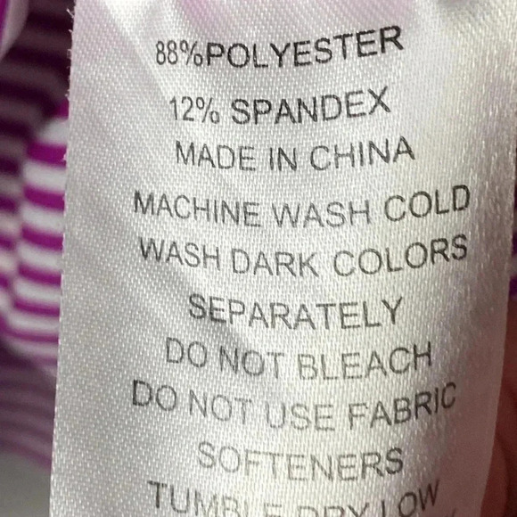 FOOT JOY MENS SIZE L ( SEE BELOW) MAGENTA STRIPE POLO SHIRT SPANDEX END CLEAN - Picture 4 of 10